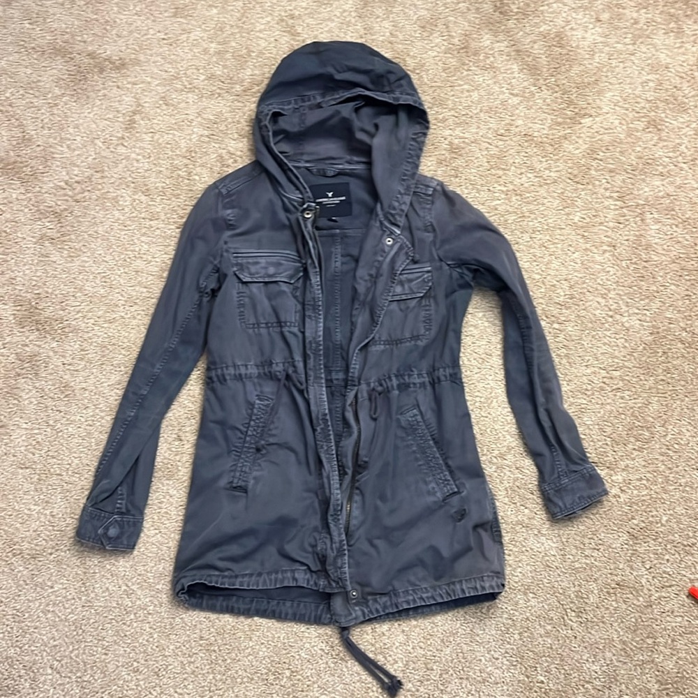 Navy blue army jacket